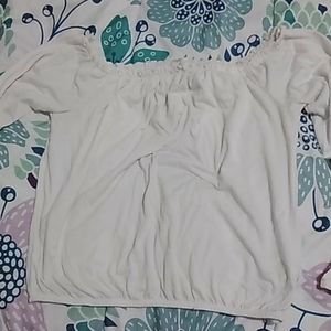 Off the shoulder shirt